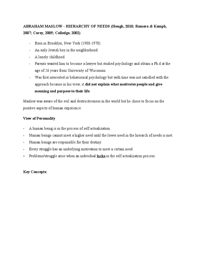 MASLOW S HIERARCHY OF NEEDS PDF visual data 6