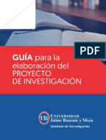 Guia para La Elaboraciã N Del Proyecto de InvestigaciÃ N PDF