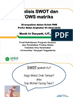 Analisis Swot - PMK 2022