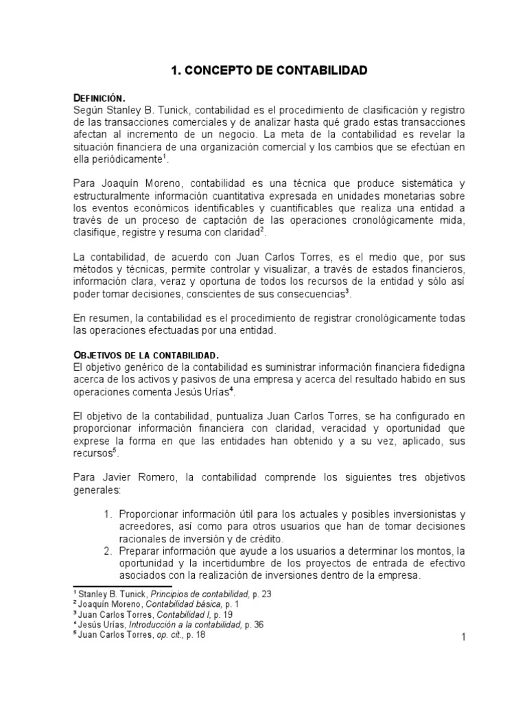 Tema 01 Definicion Contabilidad Pdf Contabilidad Business