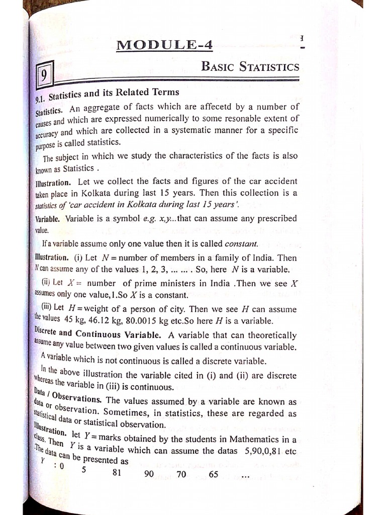 BASIC STATISTICS | PDF