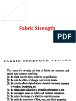 Fabric Strenght Testing