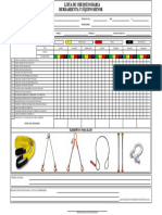 Check List Elementos de Izaje