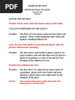 Rite of Acceptance and Welcoming | PDF | Eucharist | Confirmation