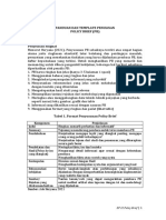 Panduan Dan Template Policy Brief - 2021 PDF