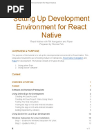 Setting Up Development Environment For React Native v1.1