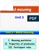 Word Meaning Dictionary