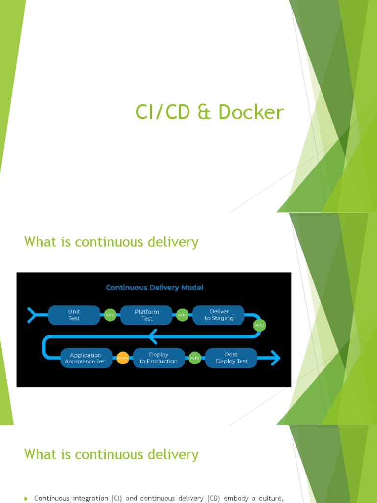 ci cd with docker and kubernetes pdf