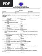 English 9 Diagnostic Test