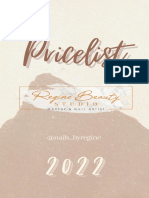 Pricelist 2022 PDF