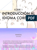 Coreano Introduccion Clase1