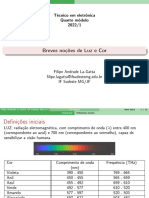 Aula de TV - Noções de Luz e Cor 2021