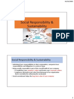 Social Responsibility - Sustainability