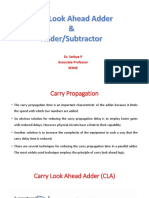 21-Parallel Adder - Subtractor, Carry Look Ahead Adder-14-02-2023 PDF