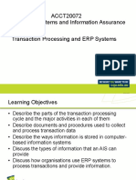 ACCT20072 Transaction Processing ERP Systems v2