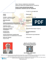 The Indonesian Health Workforce Council: Registration Certificate of Midwife