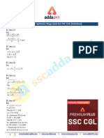 Quant For SSC CGL 20th Oct Solutions