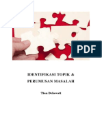 Materi Inisiasi 1A - Identifikasi Perumusan Masalah, Serta Tujuan Judul Penelitian PDF