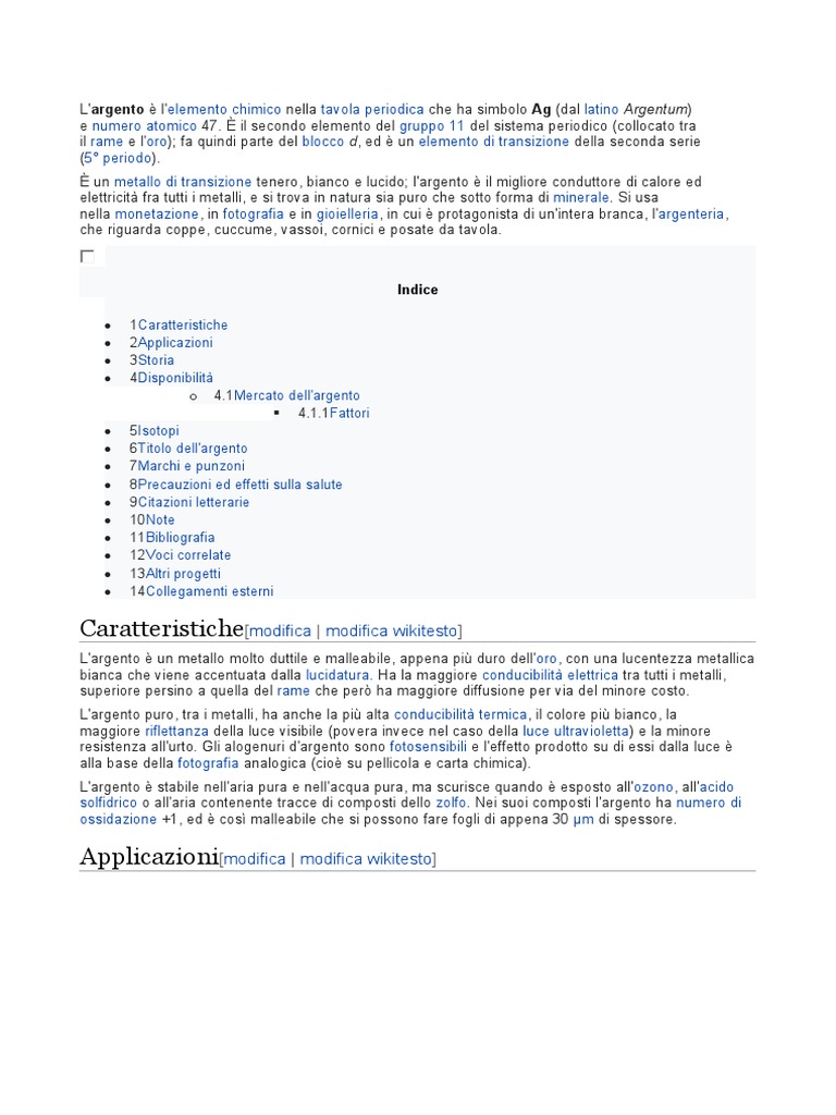 Argento | PDF