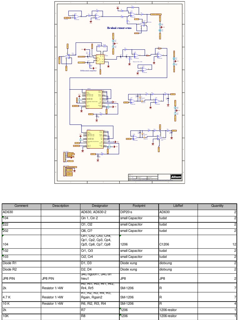 Howland Current Source Circuit Design | PDF