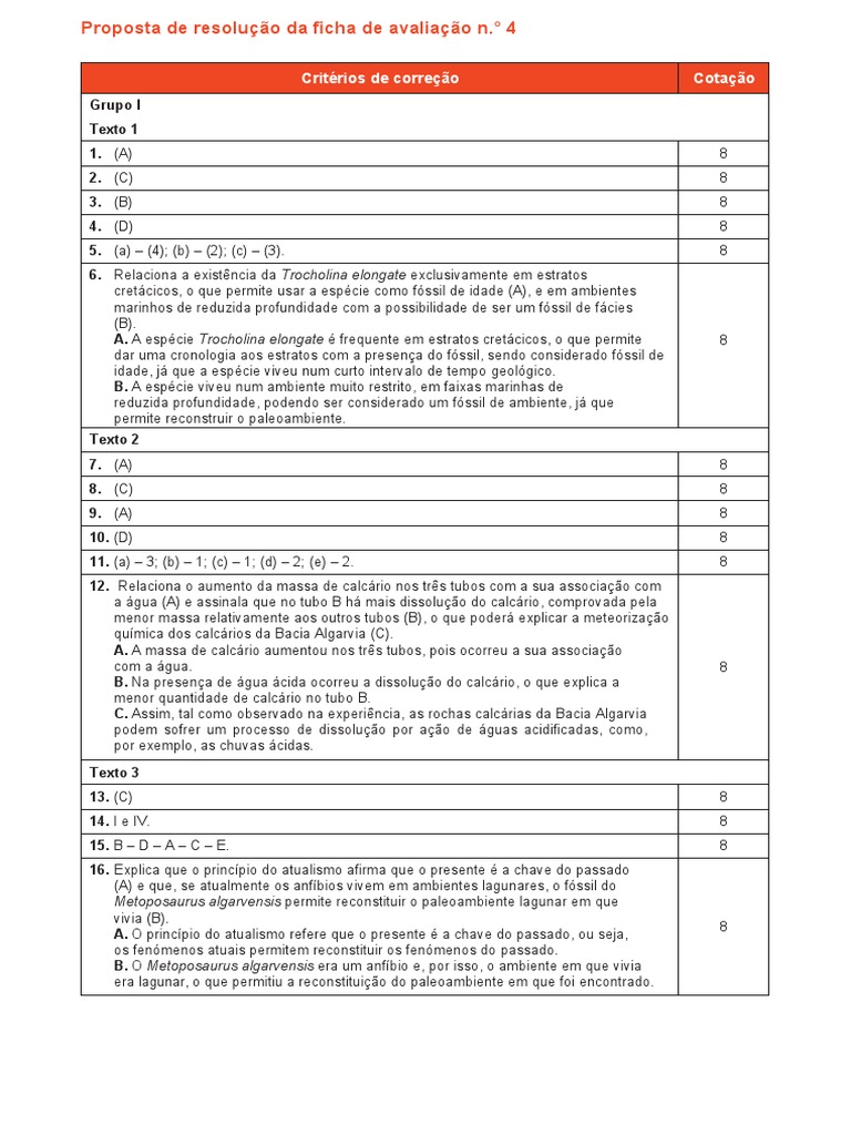 Odis11 Ficha Avaliacao 4 Sol | PDF