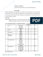 Parishodh Journal ISSN NO:2347-6648: Statistical Tools and Data Analysis