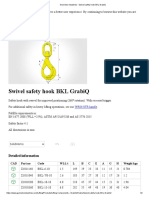 Swivel Safety Hook BKL Grabiq: Detailed Information