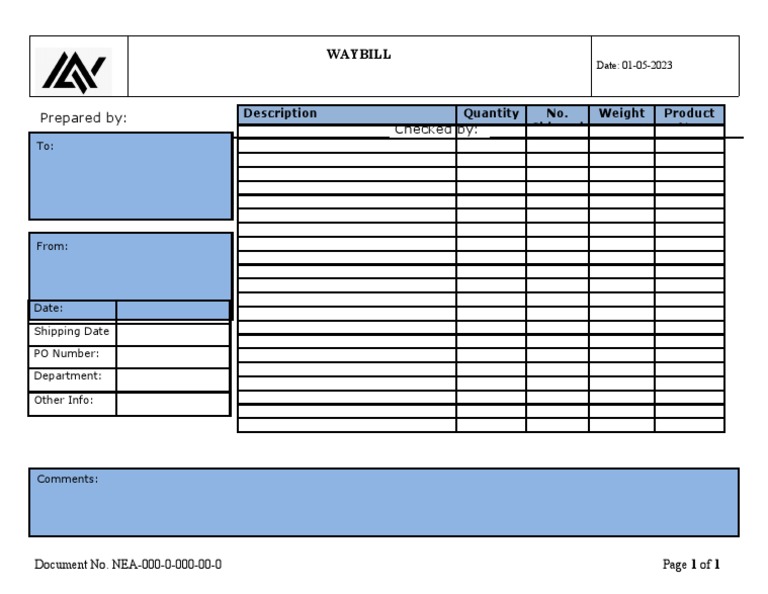 Waybill PDF