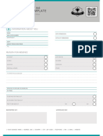 Absentee Report A4 Format Form Template