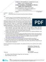 Pengumuman Penerimaan Proposal Indo-Netherland PDF