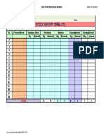 PM Stock Status Report