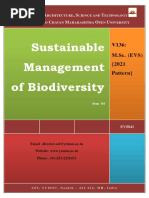 EVS041 - Sustainable Management of Biodiversity PDF