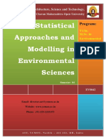 EVS042 - Statistical Approaches and Modelling in Environmental Sciences PDF