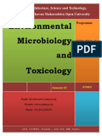 EVS033 Environmental Microbiology - Toxilogy PDF