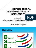 Seminar - ITDS - WTO Dispute Settlement System