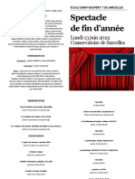 Programme Spectacle PDF