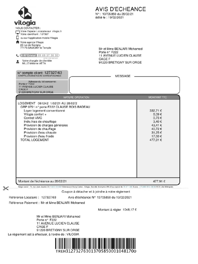 Avis D'échéance PDF PDF