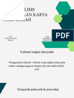 Menganalisis Kebahasaan Karya Tulis Ilmiah: Bahasa Indonesia