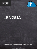 Sintaxis, Apuntes 2º Bachillerato