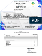 RSUD Dr. SOETOMO Sertifikat Pelatihan Dispensing Obat Steril