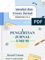 Transaksi dan Proses Jurnal Studio Foto