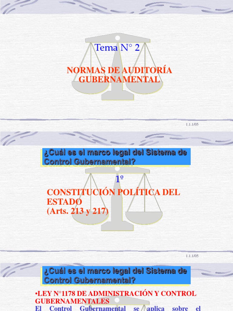 Normas de Auditoría Gubernamental | PDF | Auditoría | Planificación