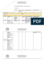 Proverbsville School Work Accomplishment Report