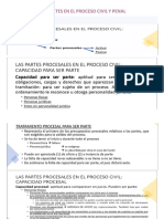 Las Partes en El Proceso Civil y Penal