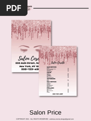 _Salon Price List