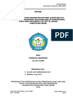 Artikel: Artikel Skripsi Universitas Nusantara PGRI Kediri
