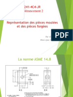 Representation Des Pieces Moulees Selon La Norme ASME Y14.8 DEC H21 Professeur