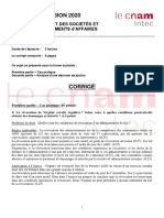 112 Exam Final 2020 Corrige PDF