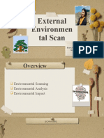External Environmental Scan