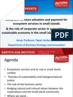 Prof. Tapan SARKER PH.D - Ecosystem Services Valuation and Payment For Ecosystem Services in Small Islnads